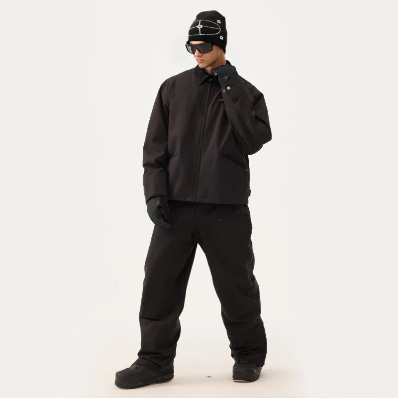 Nueva Ropa de Esquí de Invierno para Hombre, Mono de Esquí, Cálido, Cortavientos, Impermeable, Ropa de Nieve Deportiva y de Ocio Transpirable para Mujer