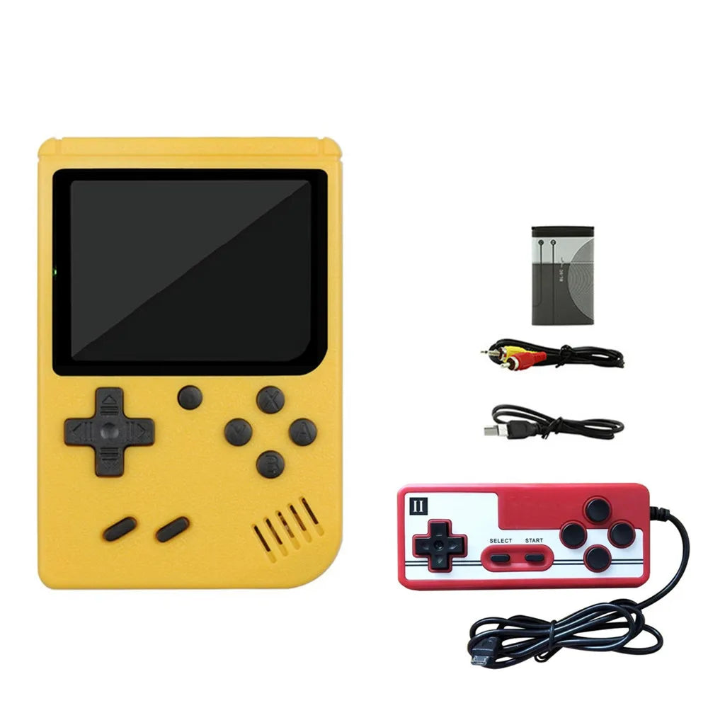 Consola de videojuegos retro con pantalla LCD de 2.4 pulgadas, 400 juegos integrados, consola de juegos portátil de bolsillo, regalo de Navidad