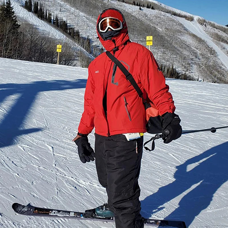 Traje de esquí de invierno para hombre, chaqueta de lana para snowboard, pantalones gruesos, cálidos, impermeables, a prueba de viento, conjuntos de esquí y snowboard, trajes de nieve para hombre