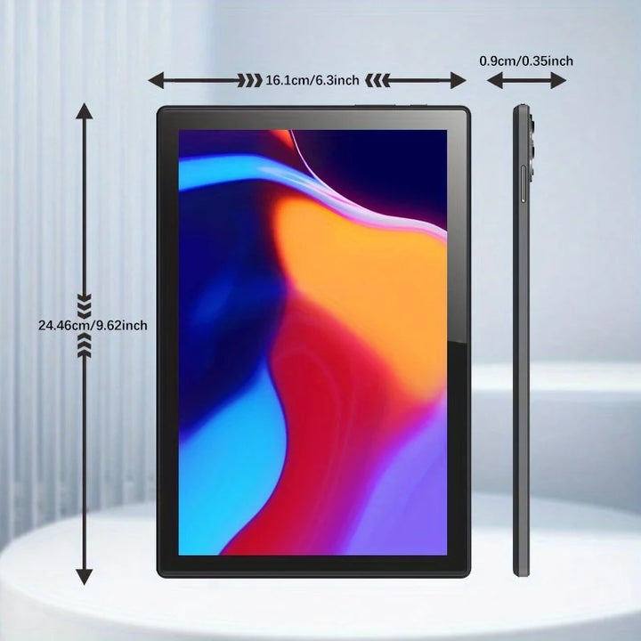 KOOMDIGI T30 PRO, tableta 2 en 1 de 10,1 pulgadas, con sistema operativo Android, 6 GB de RAM, 128 GB de ROM, conectividad 4G LTE, WiFi de 2,4 GHz + 5 GHz, doble cámara de 5 MP + 13 MP, con funda rosa, lápiz óptico, teclad