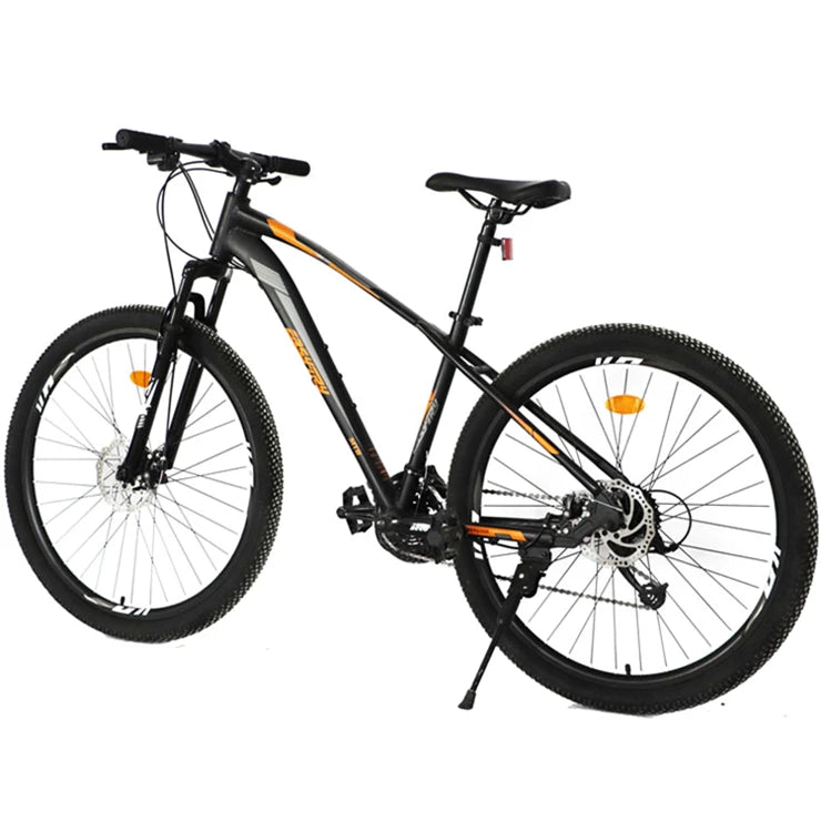 Bicicleta de montaña OEM de 21 velocidades con horquilla de suspensión de 26/27.5/29 pulgadas, cuadro de acero/aleación de aluminio y sistema de frenos de disco para adultos