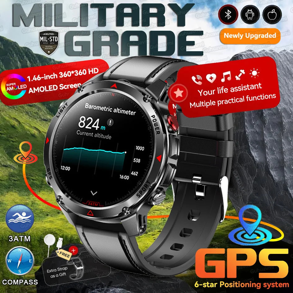 Reloj inteligente con GPS Forerunner 570, sumergible 3ATM, pantalla AMOLED, GNSS multibanda, brújula, altímetro, linterna, reloj deportivo inteligente para hombre