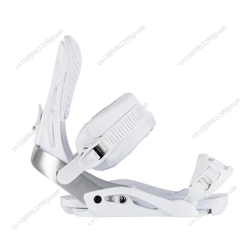 Fijaciones de snowboard All Mountain Unisex Negro Blanco Universal para hombres y mujeres