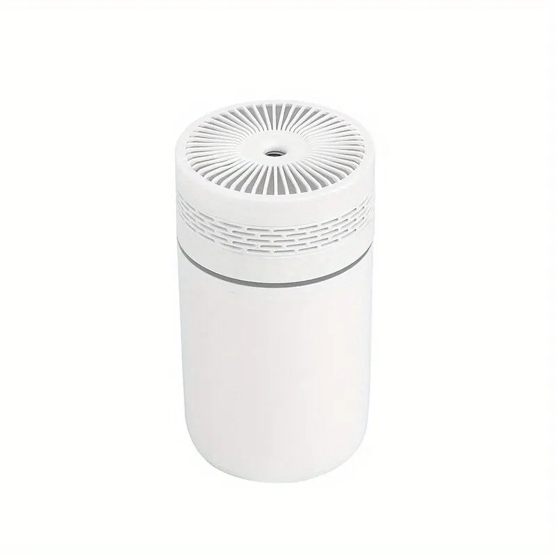 Humidificador de aire portátil para coche, minihumidificador de niebla con luz LED, alimentado por USB, difusor de aceite esencial para dormitorio y viaje, 250ML