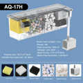 Wall Mounted Fish Tank Built-in Silent Waterfall Filter Box Circulating With Water Pump Circulating Water Purifier for Home