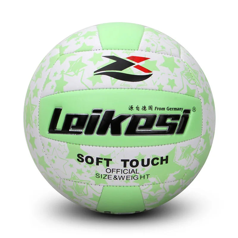 Voleibol de costura de tamaño 5, pelota de juego de entrenamiento en grupo profesional, duradera, alta elasticidad, suave, para playa, al aire libre, regalos
