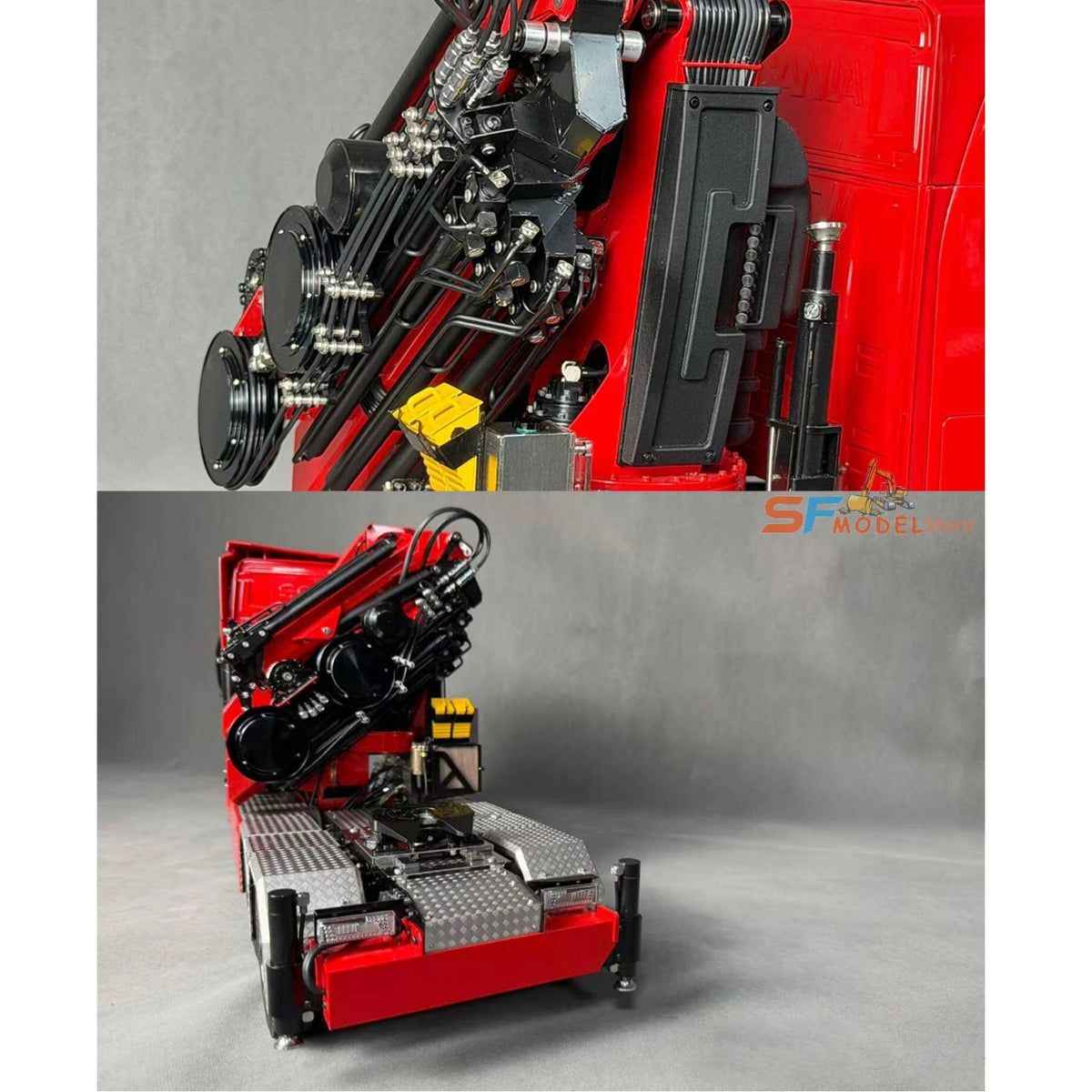 Camión Grúa Hidráulica 6x6 1/14 770S RC, Camión Grúa RTR de 3 Velocidades   Camión de Juguete a Control Remoto Gear PL18EV, Modelo 2026