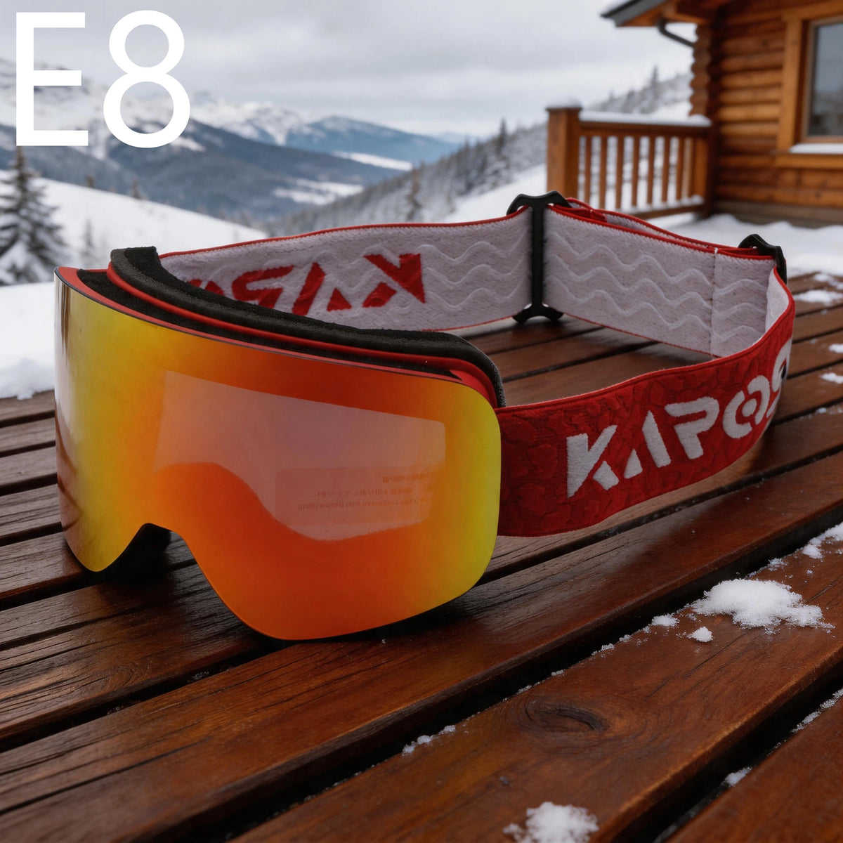 Gafas de esquí Karos de doble capa antivaho con protección UV400, ligeras, para deportes de invierno, snowboard y motos de nieve.