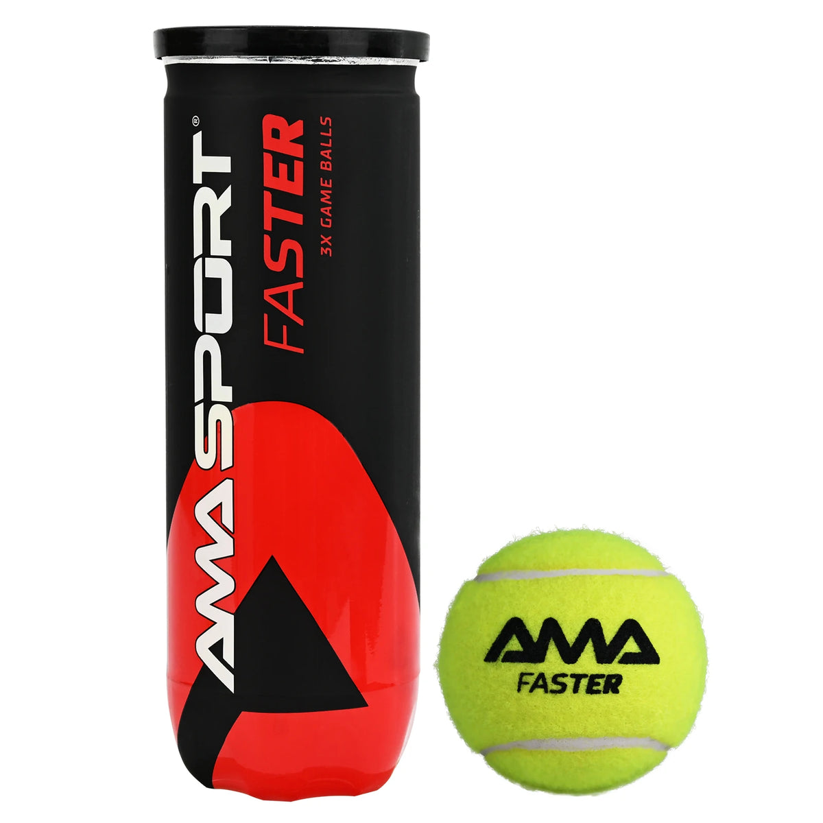 Padel Balls Paquete de 3 pelotas de padel duraderas de grado torneo: bolas de padel de rebote óptimo para jugadores profesionales y aficionados