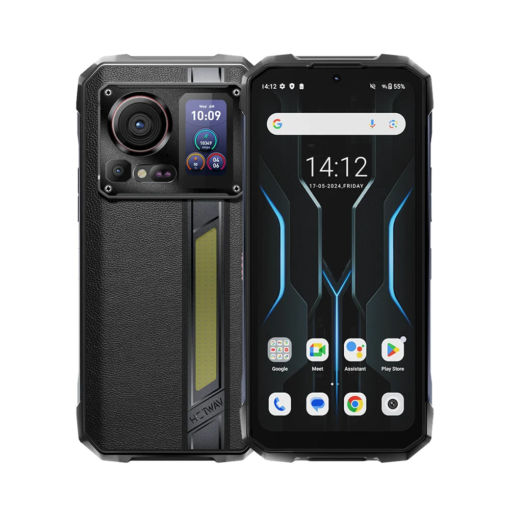 [Enviado desde Europa] Teléfono resistente HOTWAV Hyper 7 Pro 5G, pantalla FHD+ de 6,6 pulgadas y 120 Hz, 36 GB (12+24) de RAM + 256 GB de ROM, Dimensity 7050 5G, batería de 10800 mAh, carga rápida de 33 W, cámara de 200 MP + 32 MP, Android 14, NFC