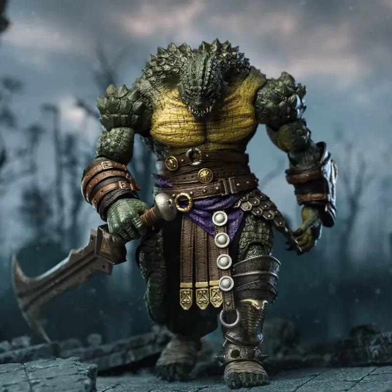 EN STOCK XesRay Studio Combatientes Pelean por la Gloria Wave7 Tukhoris Crocodile Man Krimharth Branthoc Escala 1/12 Totalmente Articulado