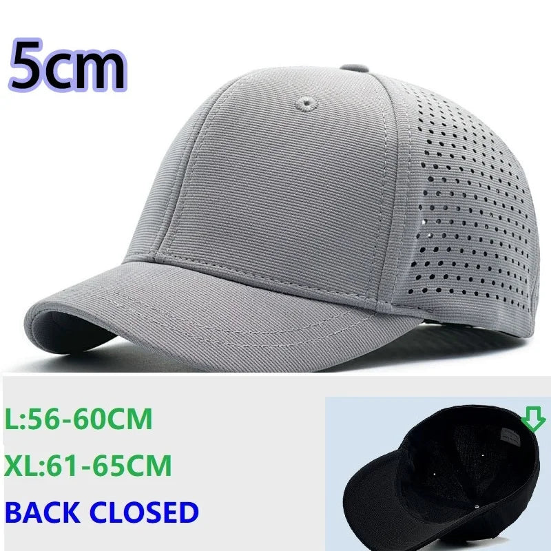 Gorras de béisbol cerradas para hombre y mujer, gorras para cabezas grandes y pequeñas, artículos de sombrerería de alta calidad