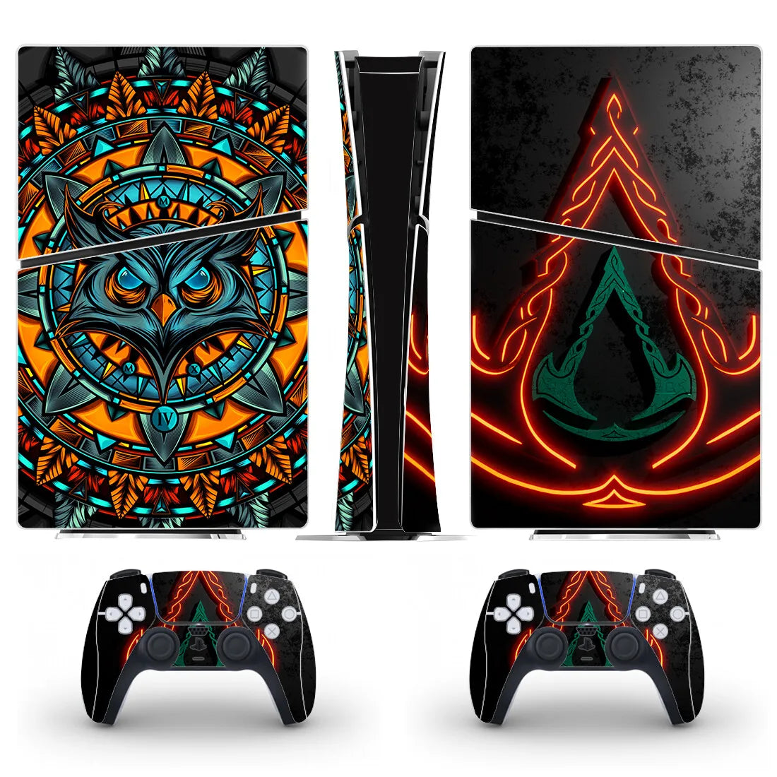 New Game PS5 Slim Digital Skin Sticker Decal Cover for Console and 2 Controllers PS5 Slim Sticker Vinyl