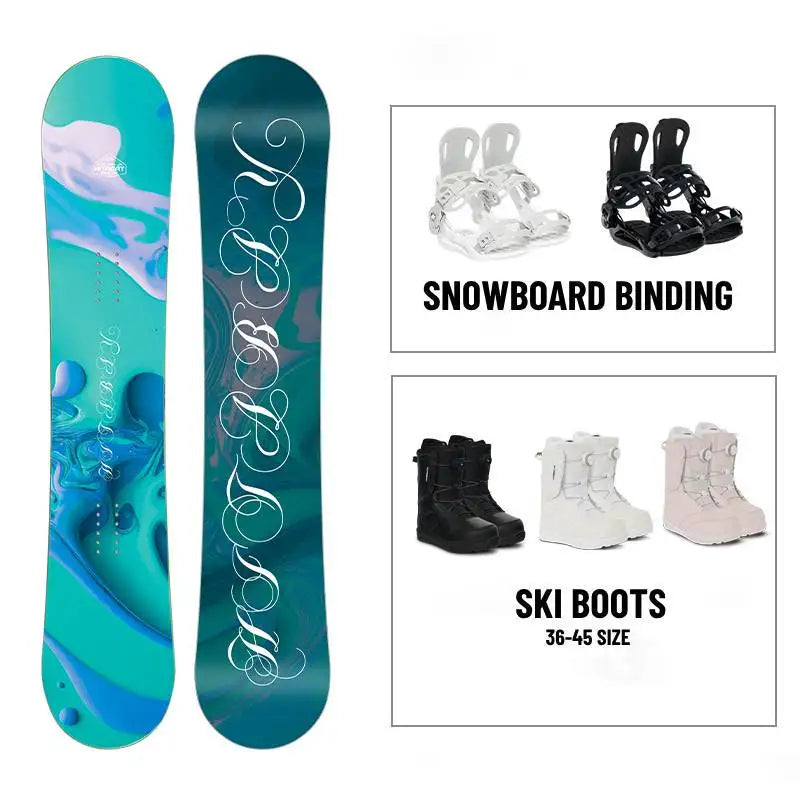 Equipo de Esquí: Snowboard con Fijaciones y Botas, Precio de Fábrica, Personalizable