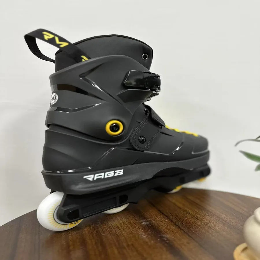 Patines Agresivos Profesionales, Patines en Línea Ultraligeros para Hombre y Mujer, Equipo de Patinaje Urbano Duradero con Ajuste Cómodo