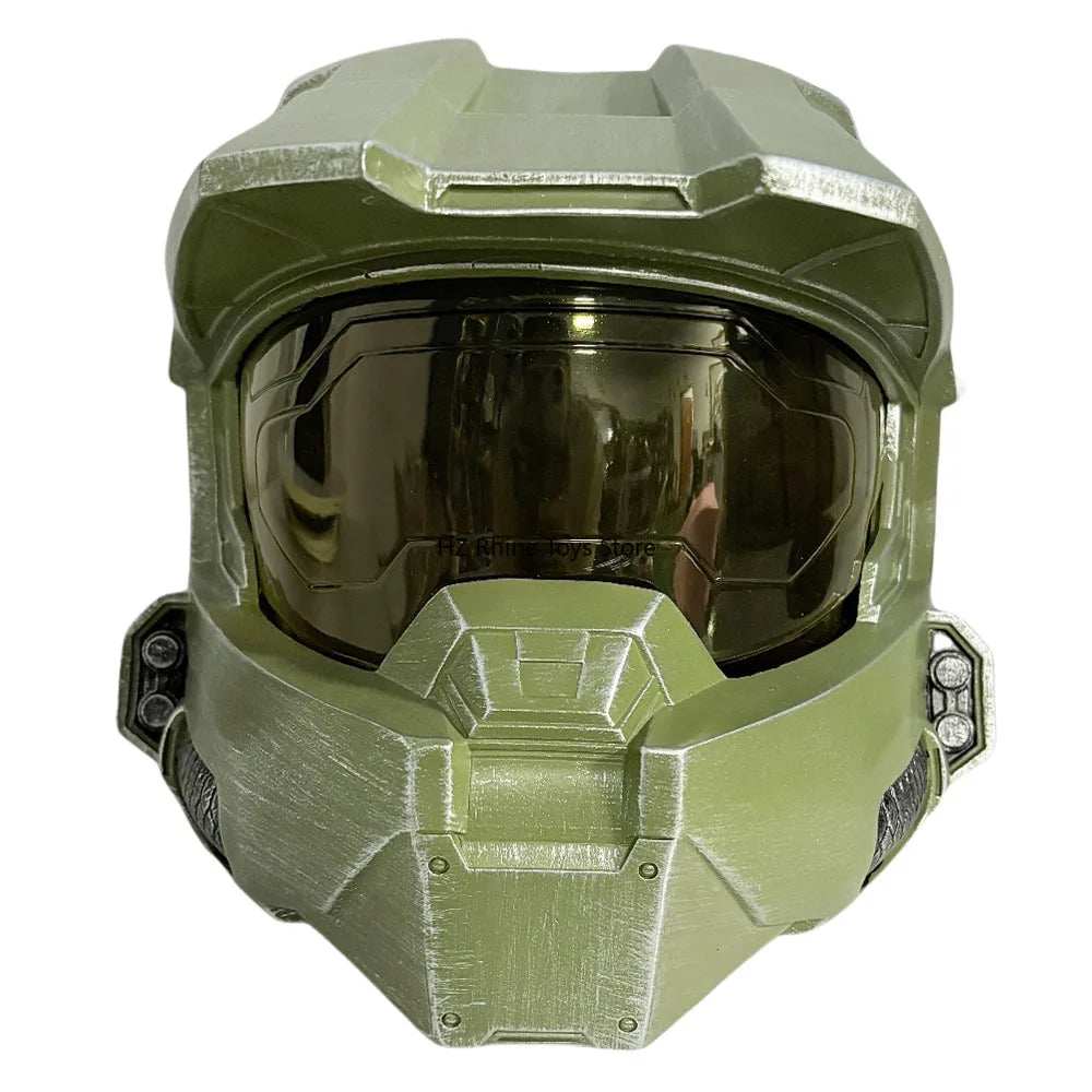 Casco de Star Black Series Wars, modelo Ha-lo Master Chief, para Halloween, cosplay, accesorio de casco verde, ideal como regalo de cumpleaños o Navidad, TK108.