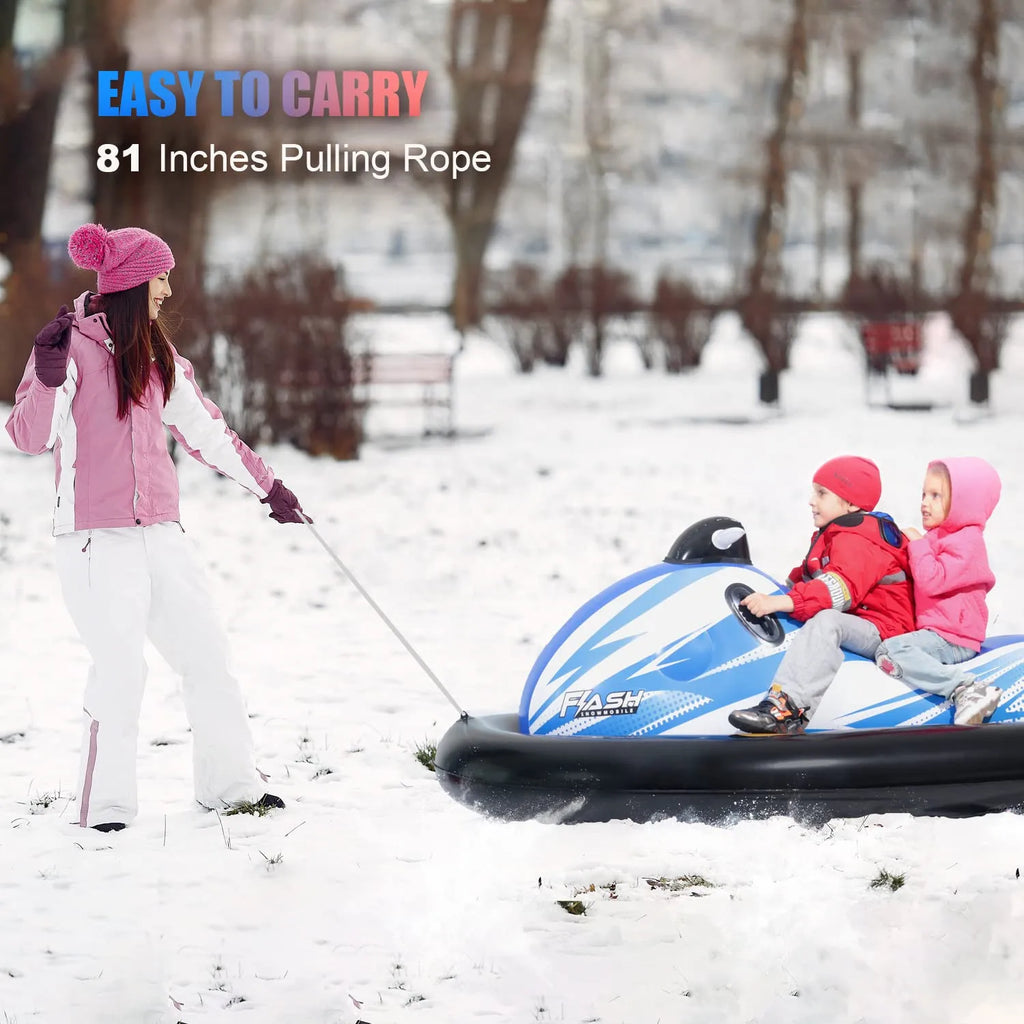 Tobogán de Nieve de PVC para Diversión Invernal, Actividades al Aire Libre, Motos de Nieve Inflables, Trineos de Nieve