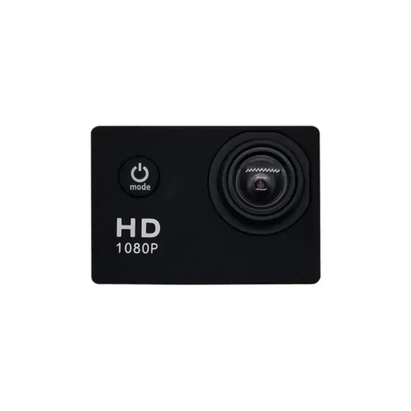 Videocámara deportiva mini Full HD 1080P impermeable, pantalla 2.0 pulgadas, coche cámara con accesorios completos