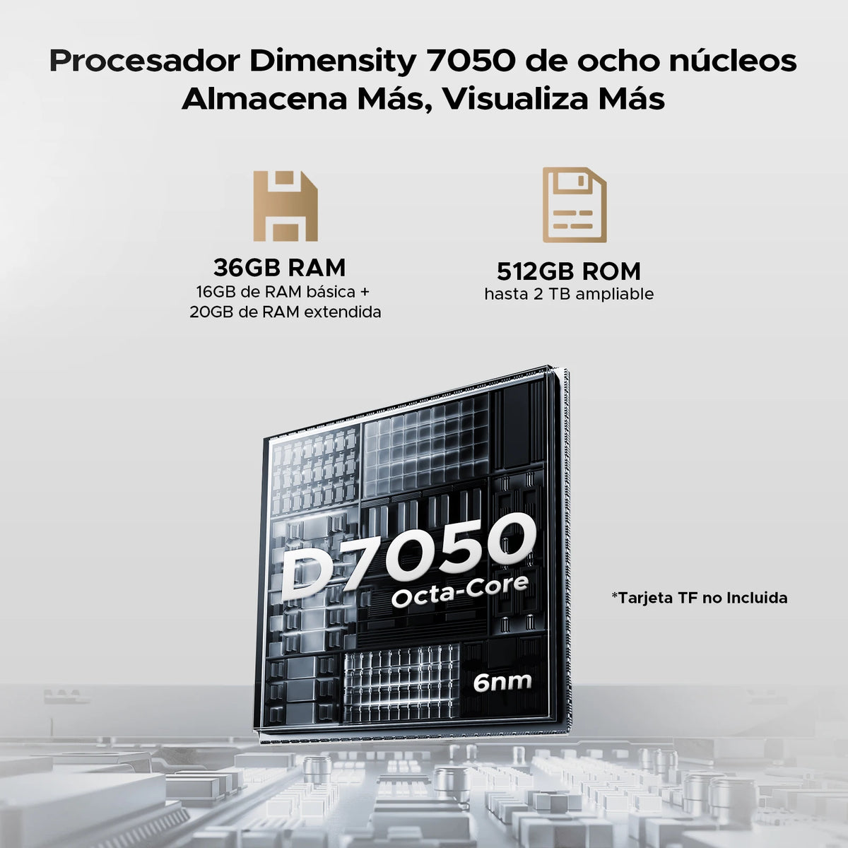 Smartphone rugerizado DOOGEE S200 Max 36GB+512GB 22000mAh 66W Doble linterna LED Pantalla trasera de 1.32" Dimensity 7050 108MP NFC