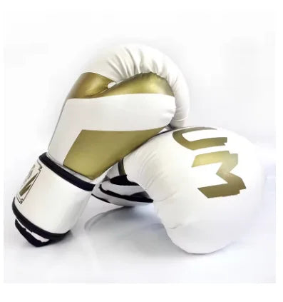 Guantes de Boxeo Transpirables de Cuero PU para Niños y Adultos, 12oz, 14oz, 16oz, Guantes de Entrenamiento Profesional para Taekwondo y Muay Thai