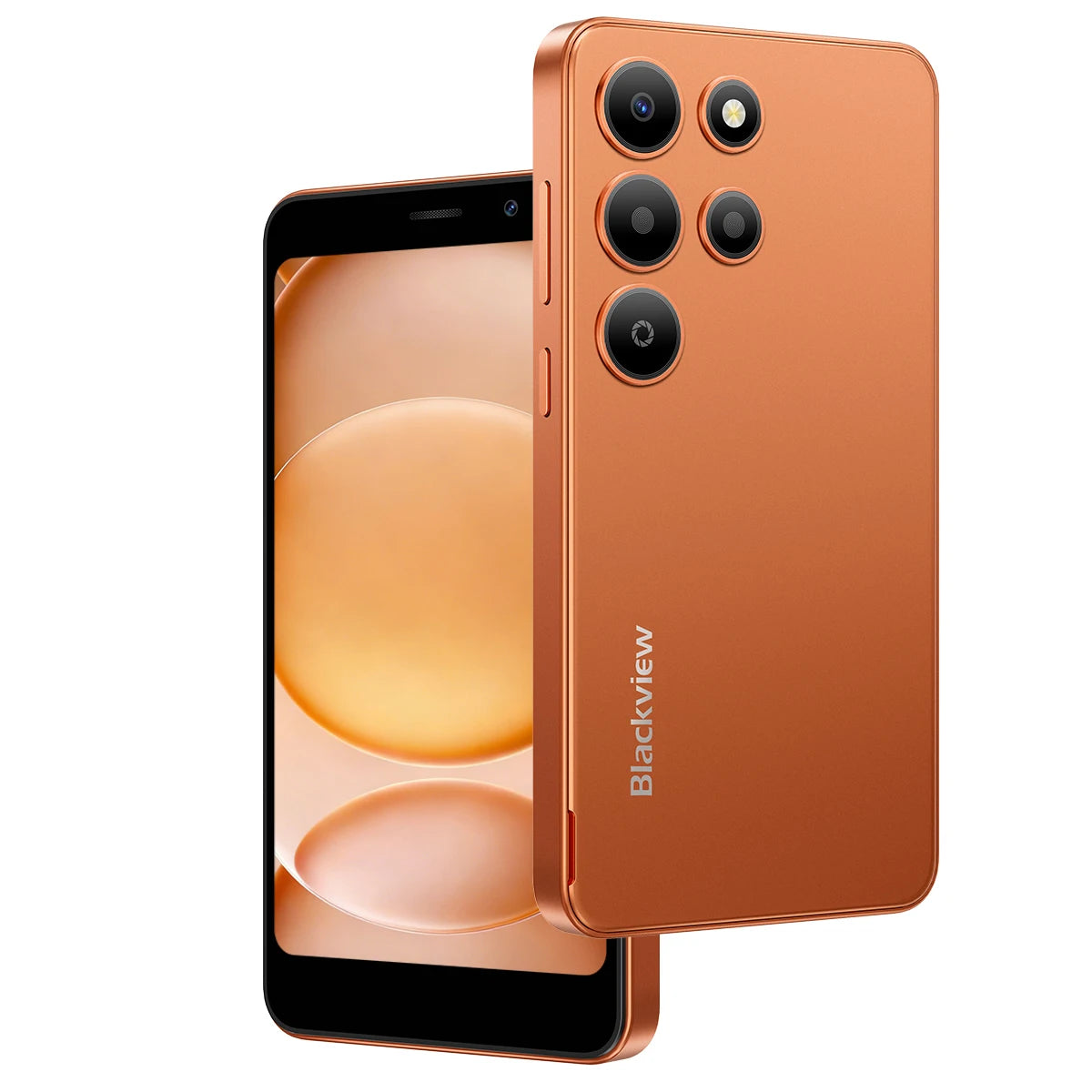 Blackview WAVE 2C Mini Palm Smartphone, 12GB Expand RAM(3GB Physical+9GB Virtual RAM) 32GB ROM, 5 Inch Small Screen, 3000mAh Battery, 1080P Video Recording, Android 16, Face Unlock, Google Lens, Free Soft TPU Protective Case