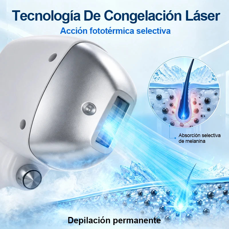 Máquina Portátil de Depilación Láser de Diodo Soprano Ice Titanium de 6000W, 6 Ondas, 808nm, Dispositivo de Depilación Permanente de Cuerpo Completo, 10bar6