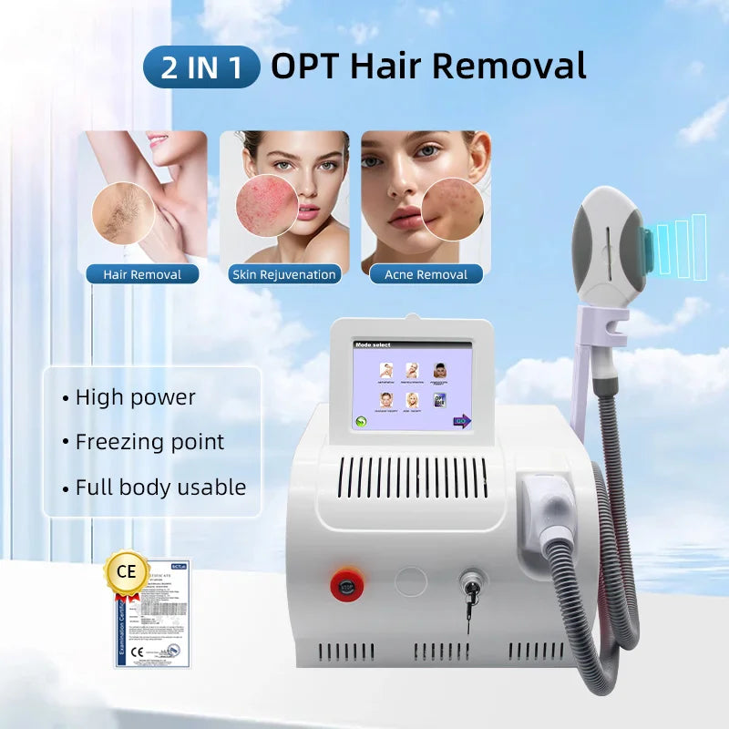 Depiladora láser profesional, 8 filtros, depilación Facial para el hogar, depilación de Bikini, belleza indolora, máquina de envío Local IPL
