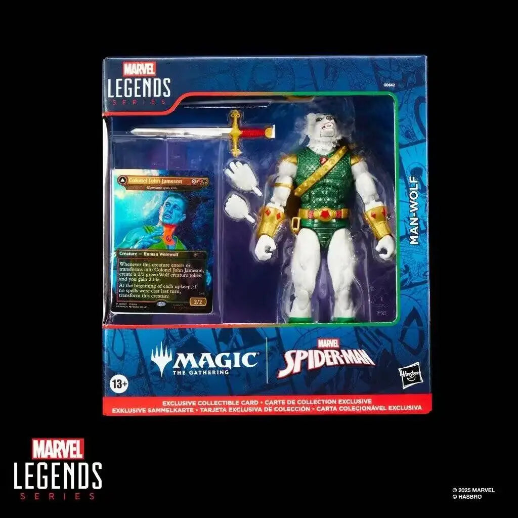 Figuras de acción originales de Hasbro Marvel Legends × Magic: The Gathering, Mary Jane Watson, Spider-Man, juguetes para niños y niñas, modelo de regalo