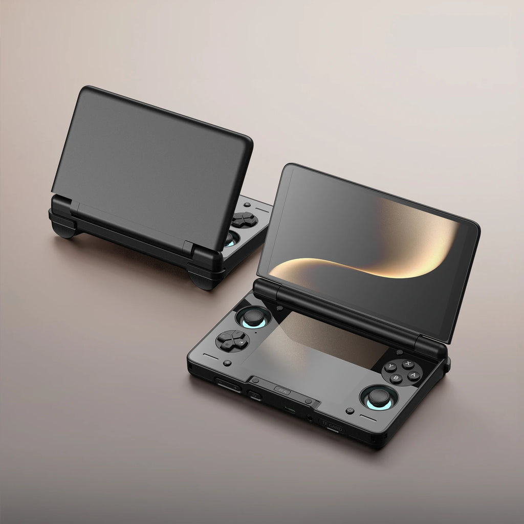 Consola de videojuegos portátil AYN Thor tipo concha, pantalla OLED dual, Snapdragon 8 Gen2, Android, consola de juegos retro portátil plegable con refrigeración activa