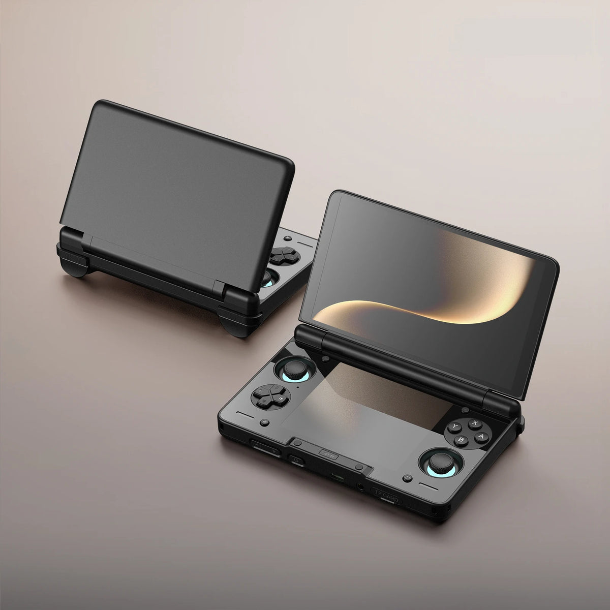 Consola de videojuegos portátil AYN Thor tipo concha, pantalla OLED dual, Snapdragon 8 Gen2, Android, consola de juegos retro portátil plegable con refrigeración activa