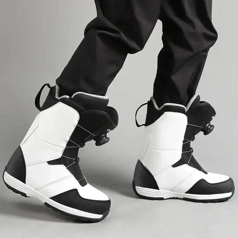Botas de esquí y snowboard 2026 para hombre, botas de nieve cálidas, botas antideslizantes para mujer, modelos con hebilla de alambre, calzado de esquí de uso rápido para hombre, equipo de invierno.