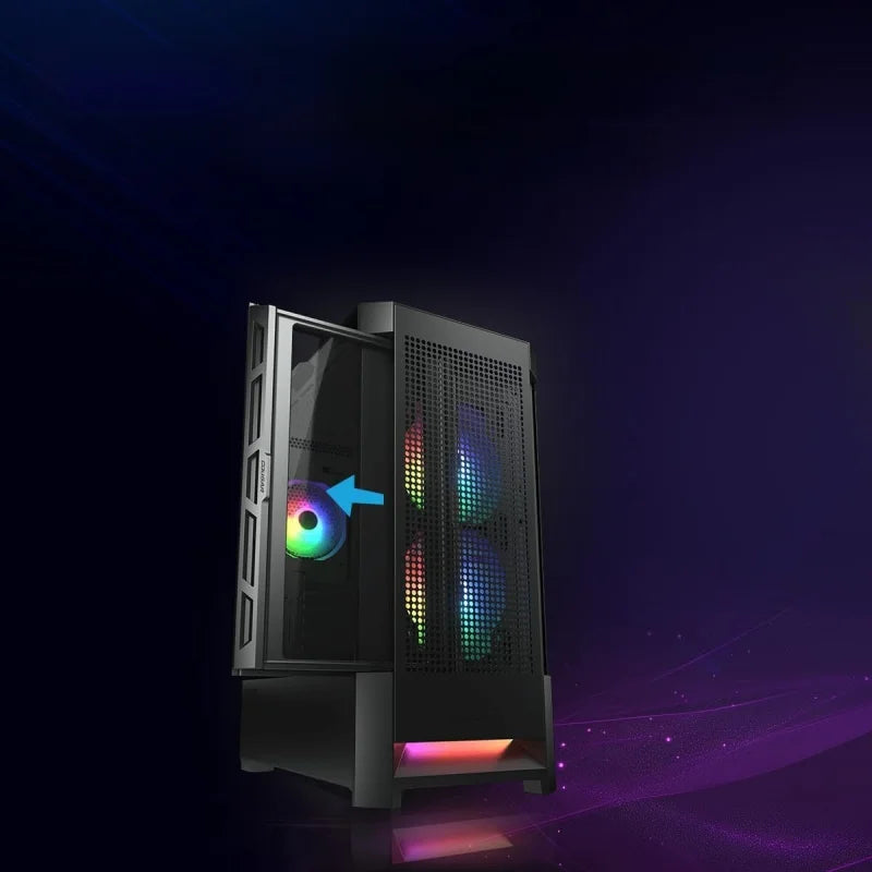 Computadora de Escritorio Gaming Blaze4 Mini, Ryzen 5 5600 3.5 Ghz (4.4GHz), RTX 4060 8GB, 1TB NVMe SSD, 16GB DDR4 RAM 3200, 650