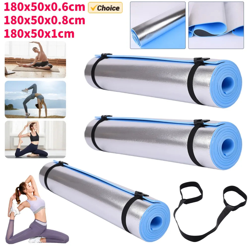 Estera de Yoga de 6/8/10MM de espesor, estera deportiva antideslizante para Fitness, estera de espuma cómoda EVA para Yoga y ejercicio, estera de gimnasia Pilates