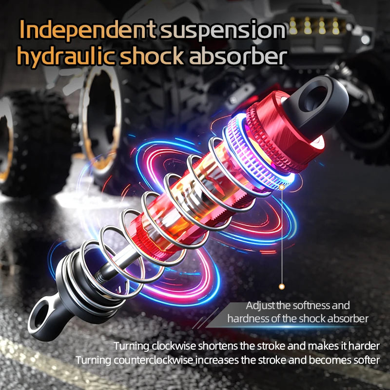 ZLL NUEVO SG110 PRO 1/10 Auto de Carreras de Alta Velocidad 4WD RC Todoterreno 40KM/H con Motor de Escobillas, Camioneta Monstruo, Juguete de Regalo para Adultos