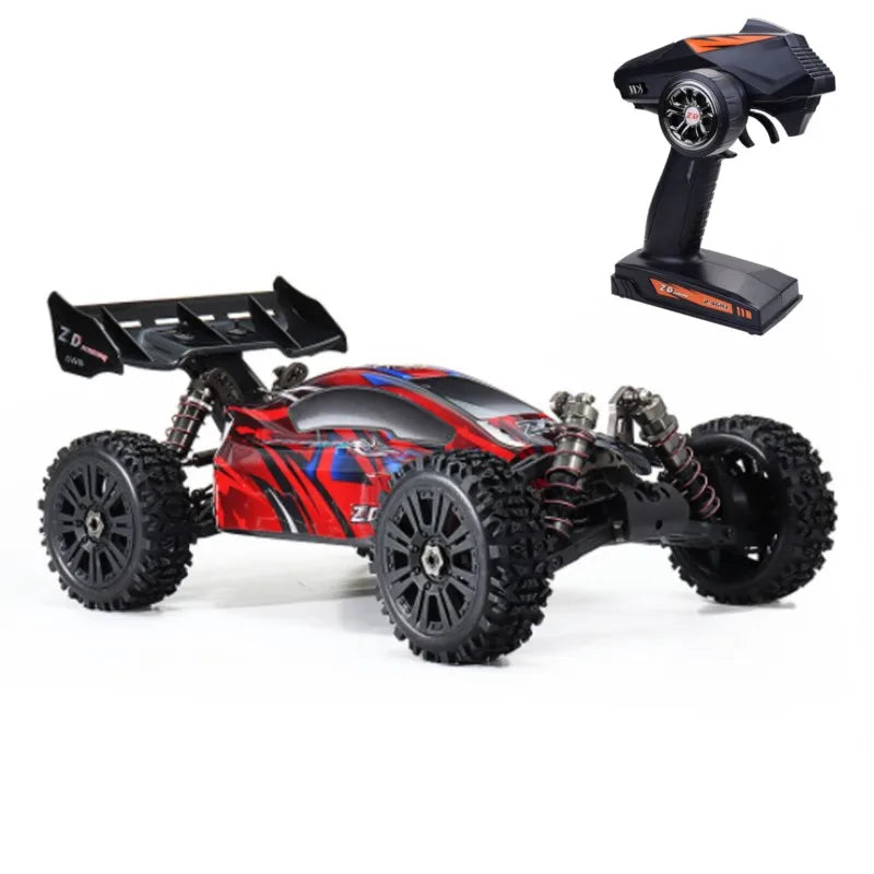 Buggy RC de Alta Velocidad ZD Racing 9020 V3 4X4 Eléctrico con Control Remoto, Vehículo Todoterreno RTR con Amortiguador Metálico, 1/8 100KM/H, Stock en la UE