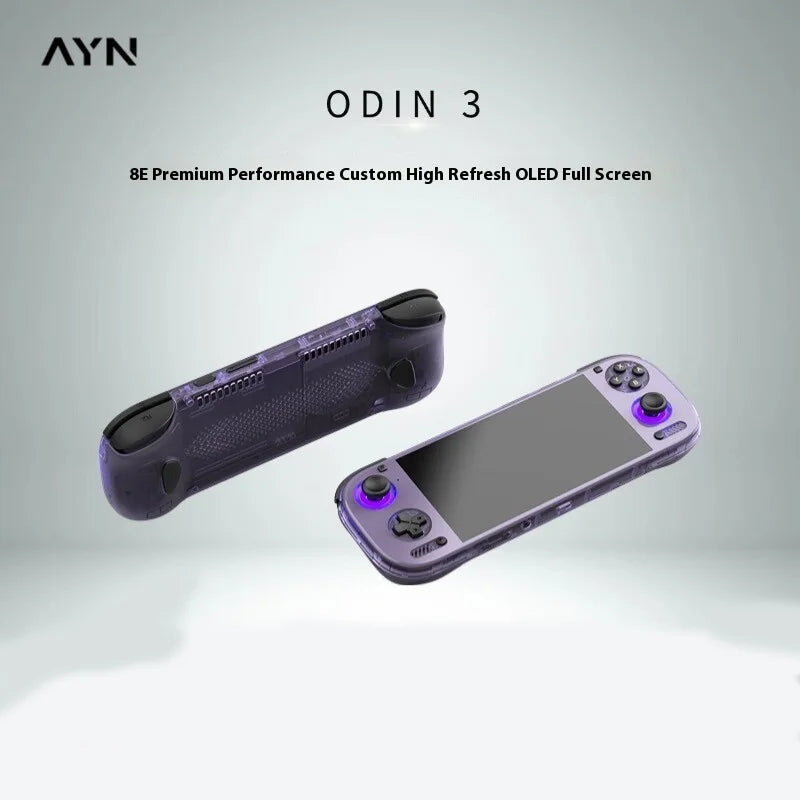 AYN Odin 3 Handheld Game Console 6 Inch 1080P 120Hz AMOLED Touch Screen Built-in 8000mAh Large Battery Hall Effect Joystick & Trigger Portable Retro Video Game Console Support Multiple Emulators Gaming Player