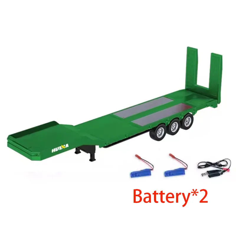 Huina 1501 770S, Camión Tractor a Control Remoto de 19 Canales, Vehículo de Ingeniería a Escala 1/18 con Luces y Sonido, Juguetes, Regalos de Navidad