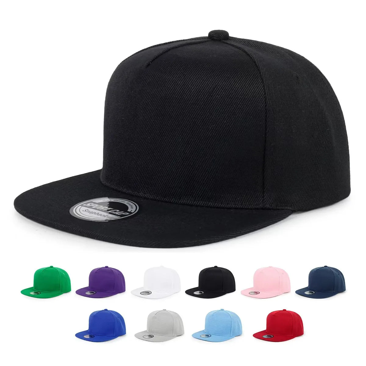 Gorra de béisbol unisex de moda para hombres y mujeres, gorra de ala plana estilo hip-hop, gorra snapback para exteriores, ala plana, moderna, informal, ajustable, sombreros de sol