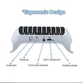 Teclado inalámbrico Bluetooth para controlador PS5 Playstation 5, accesorios de mando, kit de juego para jugadores