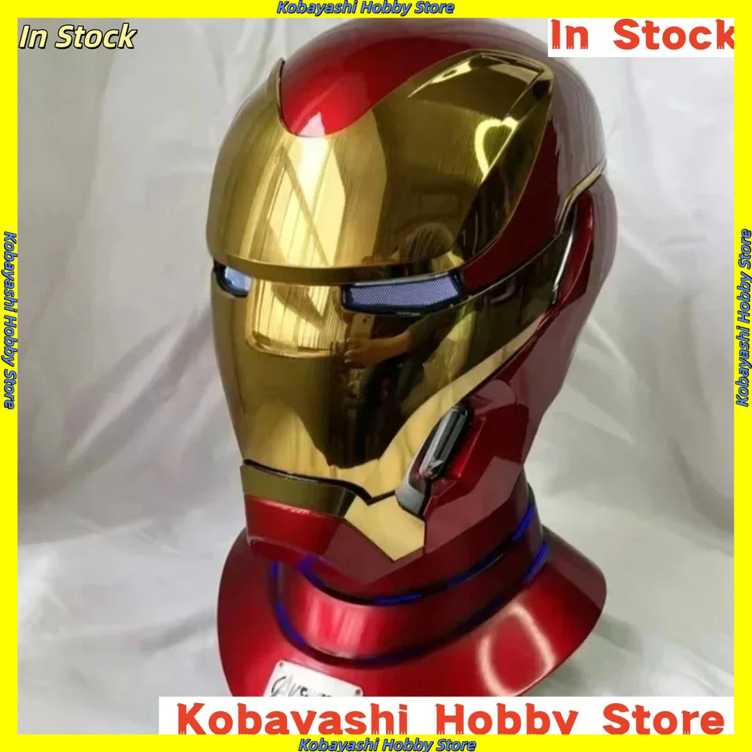 En Stock, Casco Transformable de Iron Man MK50 de Marvel, Escala 1:1, Réplica para Cosplay, Artículo Coleccionable Auténtico, Regalo