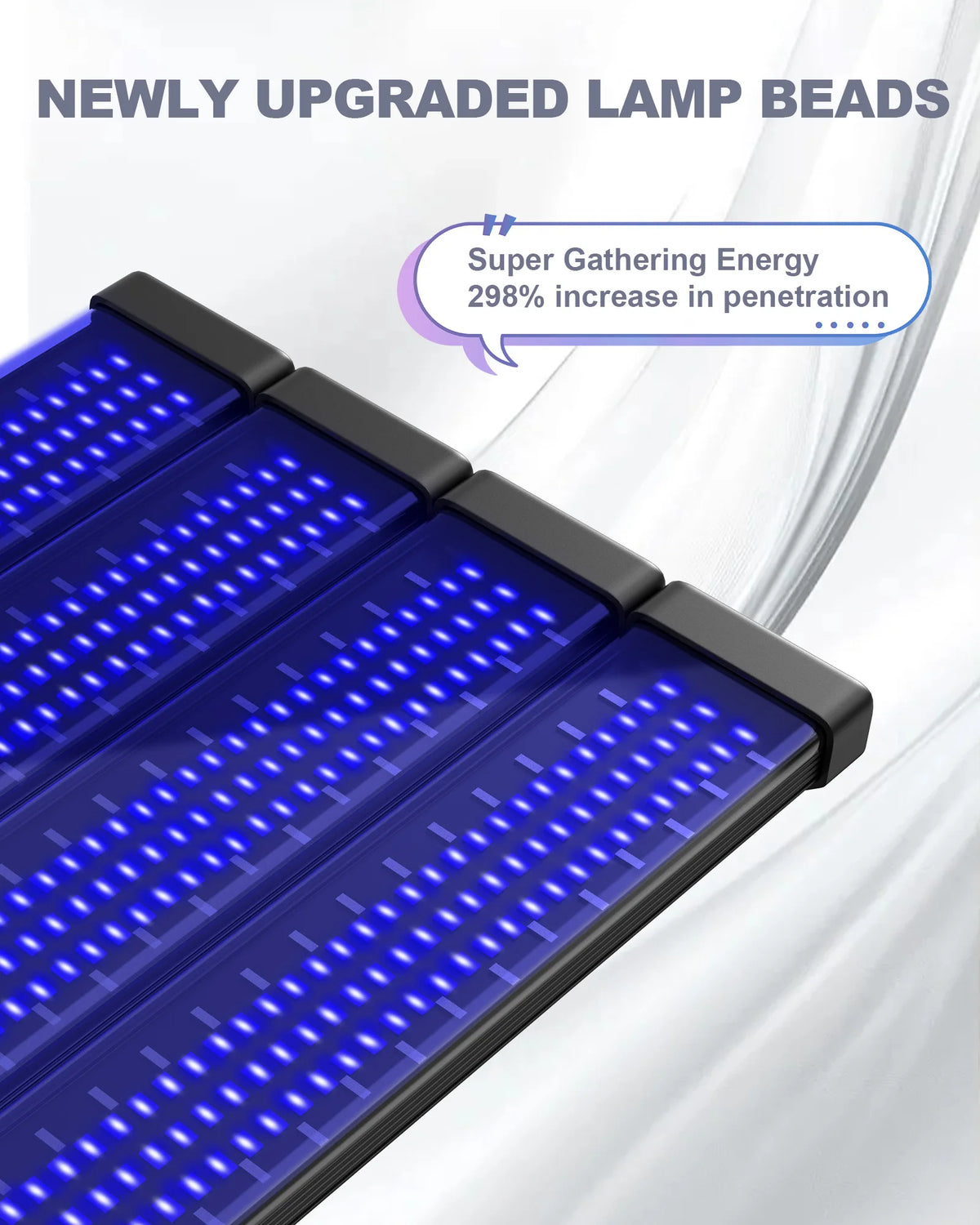 Lámpara de bronceado de 60W Máquina de bronceado UV de 4 cabezales 432 LEDS Longitud de onda de luz azul 460 nm y 490 nm 360 °   Luz bronceadora de solario de rotación