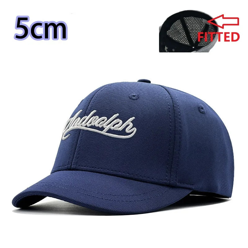 Gorras de béisbol cerradas para hombre y mujer, gorras para cabezas grandes y pequeñas, artículos de sombrerería de alta calidad