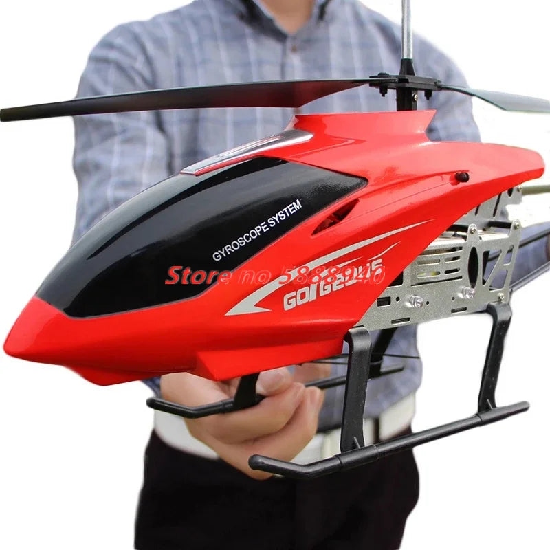 Helicóptero RC de Aleación Actualizado, 2.4G, 150M, 85CM, Gran Tamaño, Resistente a Caídas, con Luces LED, Control Remoto, Regalos