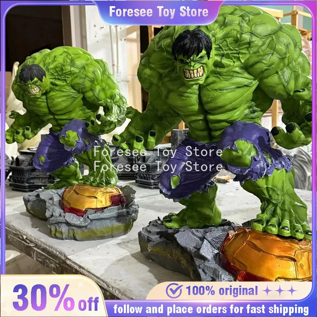 Avengers Nightmare Hulk Battle Pose Scene Model Statue Collectible Toy Display Piece Room Decoration Model Boy's Birthday Gift