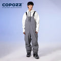 COPOZZ-pantalones de esquí gruesos para Snowboard, monos impermeables todo en uno de gran tamaño a prueba de viento, mono cálido para exteriores de 3L para hombres y mujeres