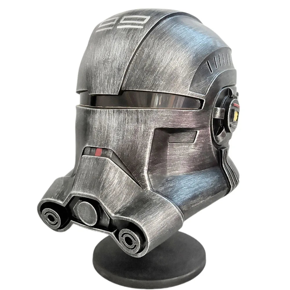Casco de la Serie Star Wars Black, Casco Echo, Máscara de Resina Animada para Juegos, Colección de Máscaras para Halloween, Cosplay, Regalo, TK008