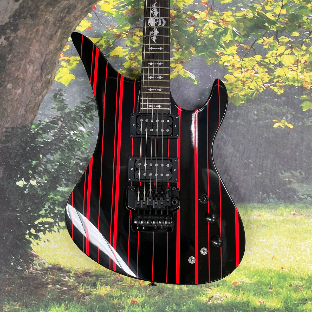 Guitarra eléctrica clásica de 6 cuerdas, con doble pastilla para speed-picking, guitarra eléctrica de metal rock