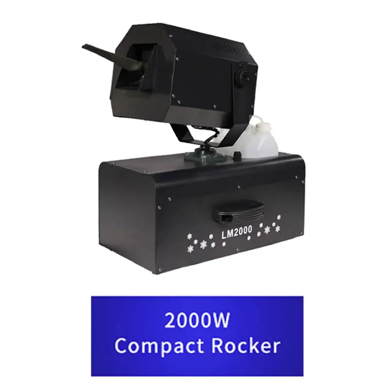 Luz láser de boda de 10W, escáner de animación 3D RGB, máquina de copos de nieve de 2000W, máquina para hacer nieve Artificial para DJ, Fiesta Disco