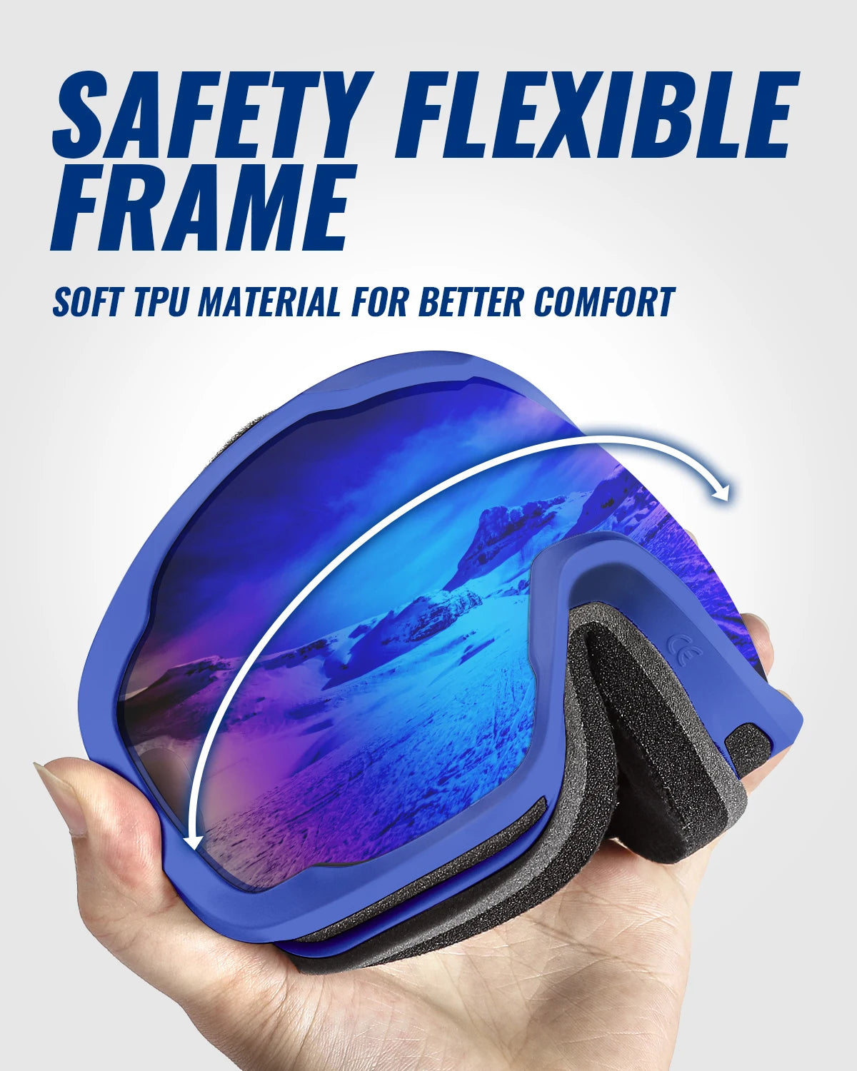 Gafas de esquí VICTGOAL con lentes de protección UV, antivaho, para deportes de invierno, gafas para hombres y mujeres, accesorios para snowboard, skateboard y motocicleta.