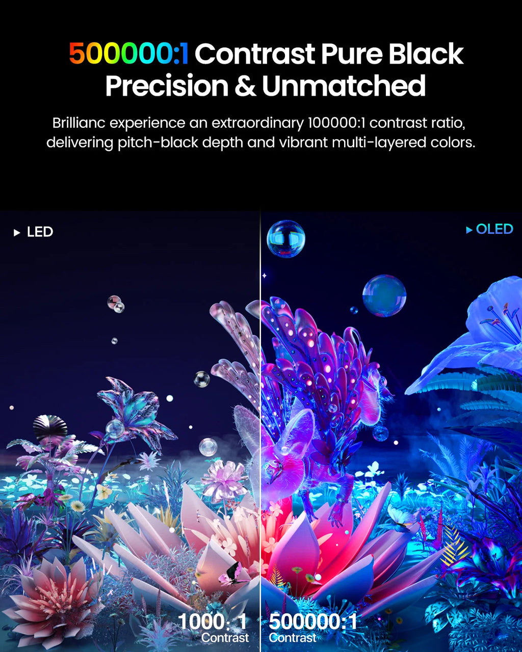 Monitor portátil OLED UPERFECT de 14 pulgadas, pantalla gaming 3K (2880x1800) de 120 Hz y 0,1 ms, 500 nits, 120% DCI-P3, relación de contraste 500.000:1; pantalla externa ultrafina para portátil, Mini PC, Surface, PS5